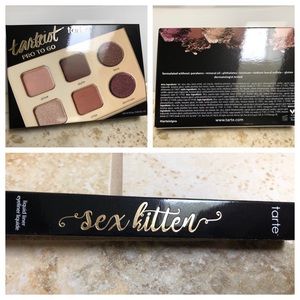NWT Tarte DUO! eyeshadows AND Sex Kitten liner